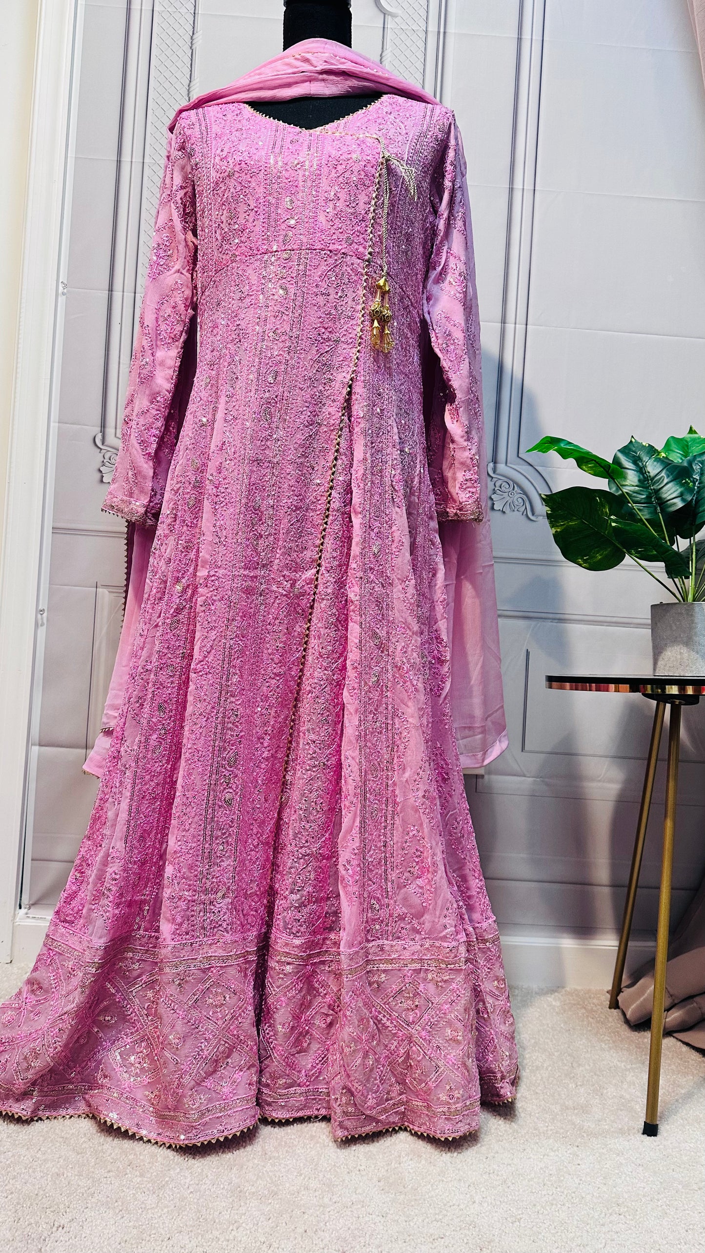 Baby Pink Anarkali Suit