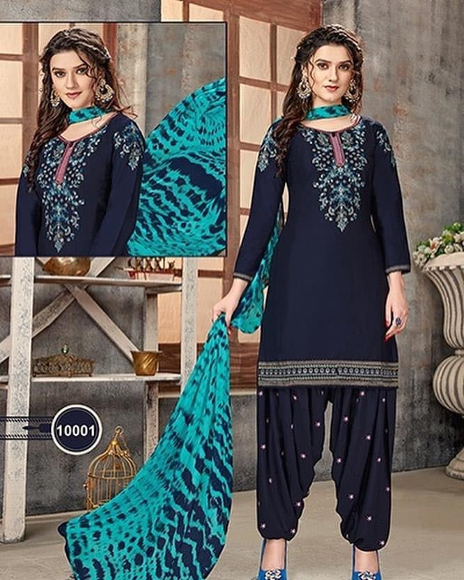 Glaze cotton salwar suit