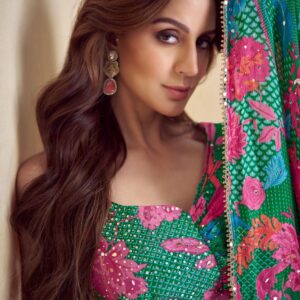 green indowestern party wear suit