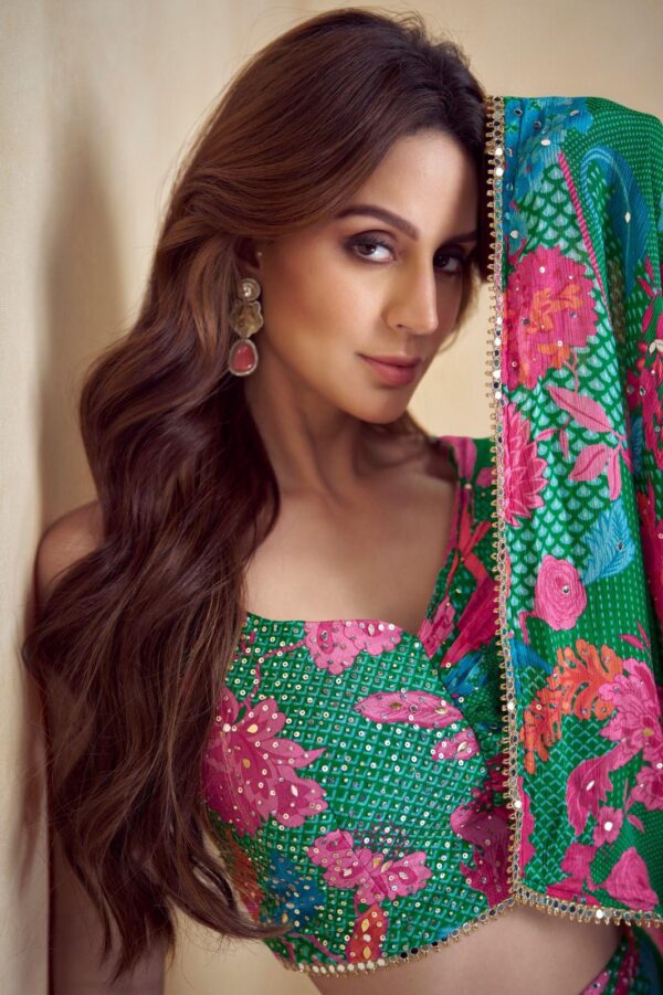 green indowestern party wear suit