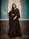 black anarkali dress