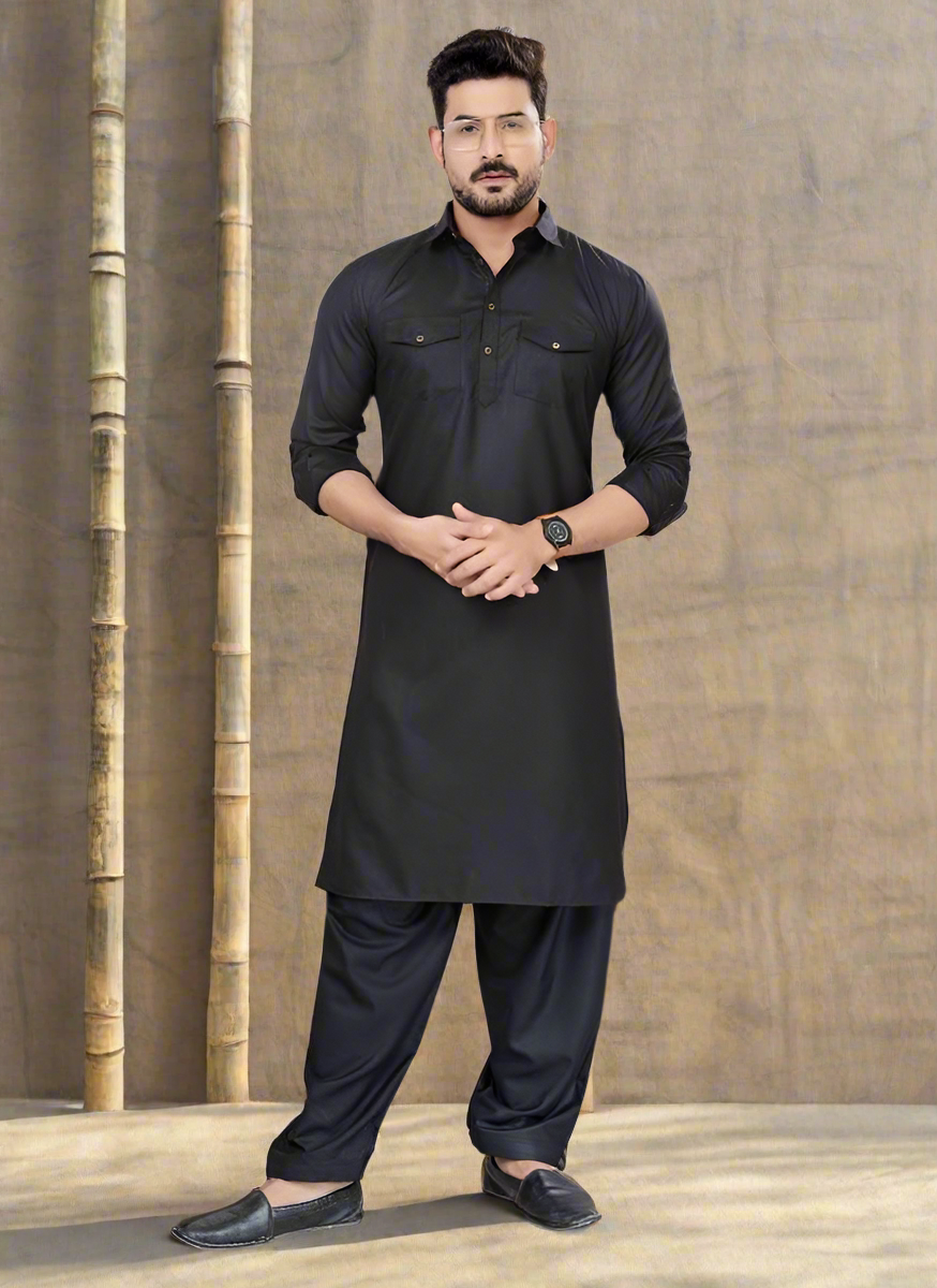 men’s pathani kurta pajama set