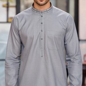 men’s grey color kabli
