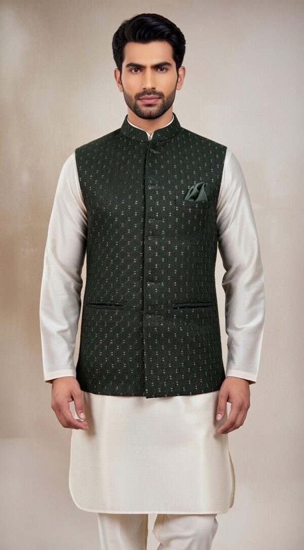 men’s waistcoat or nehru jacket