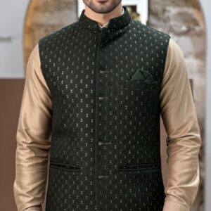 men’s waistcoat or nehru jacket