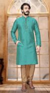 teal blue rayon kurta pajama