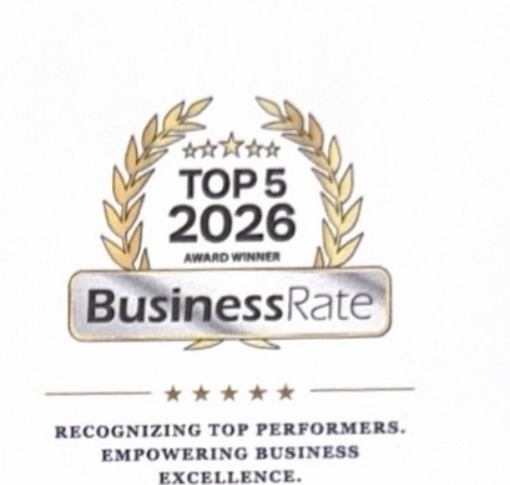 BusinessRate Top 5 of 2026 award badge